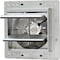 Iliving Silver 7 in. 242 CFM Wall-Mounted Variable Speed Shutter Exhaust Fan Crawl Space Ventilator ILG8SF7V - alternate 1